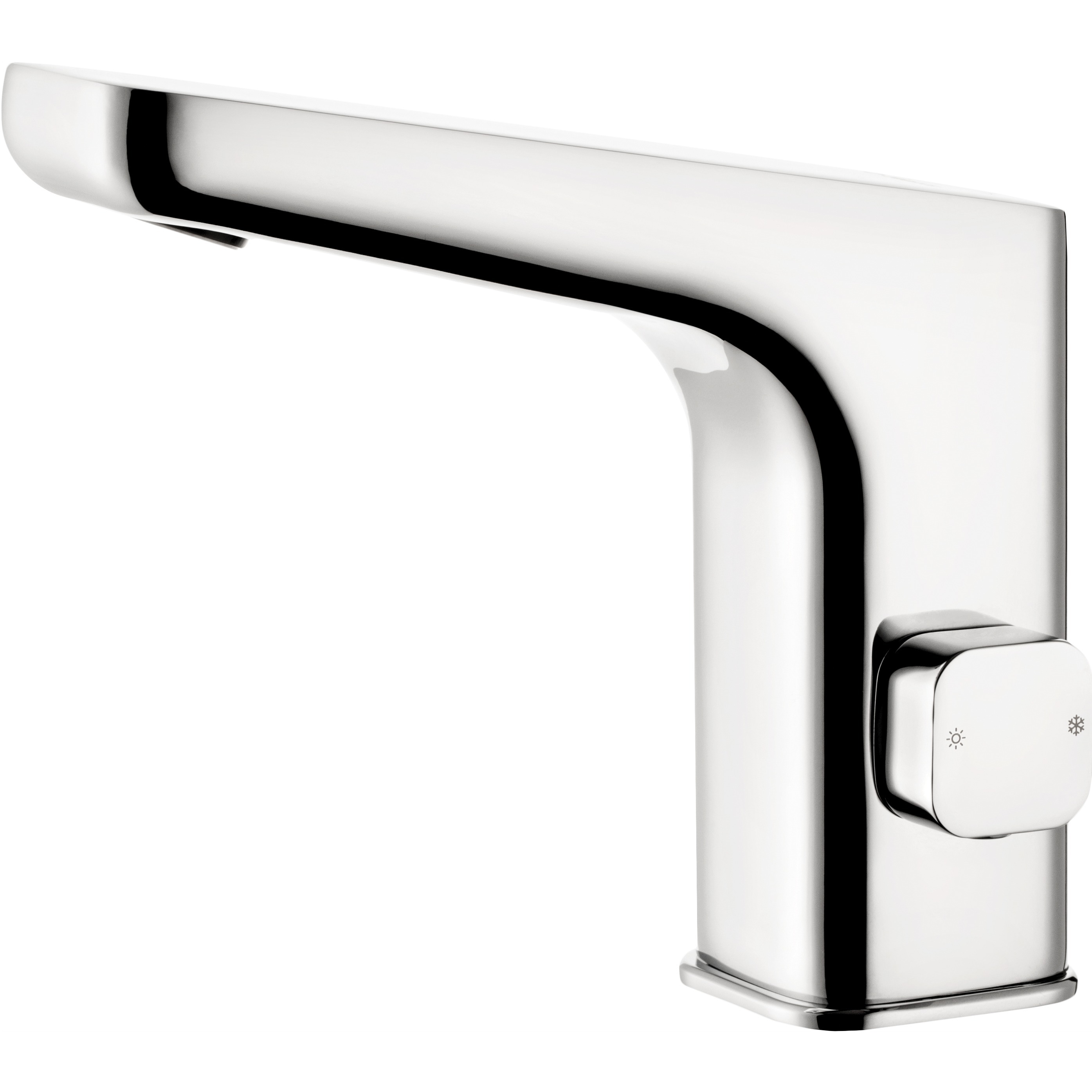 Touchless basin mixer with temperature control - 4xAA | White Box ...