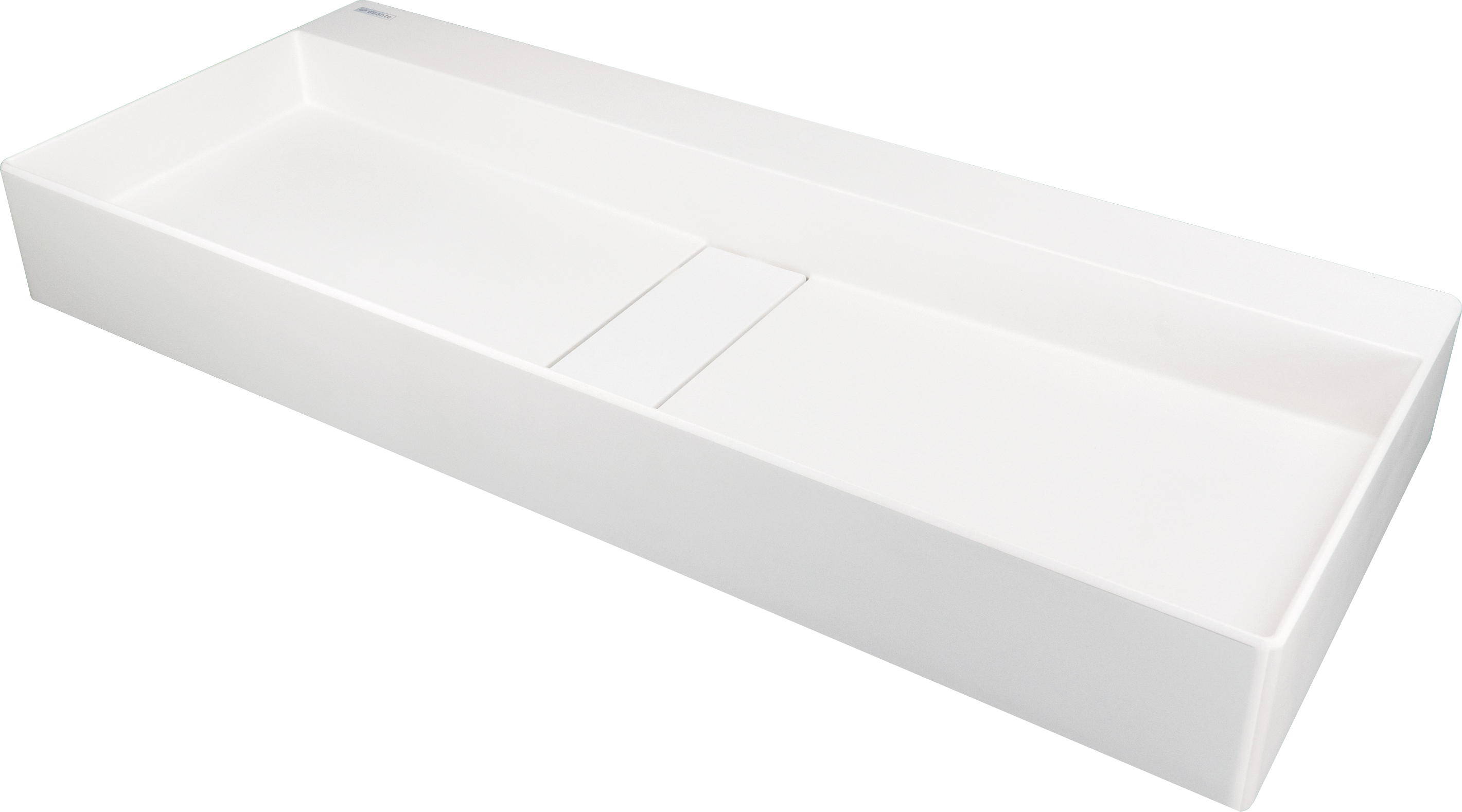 Granitwaschbecken, Aufsatz - mit Abdeckung