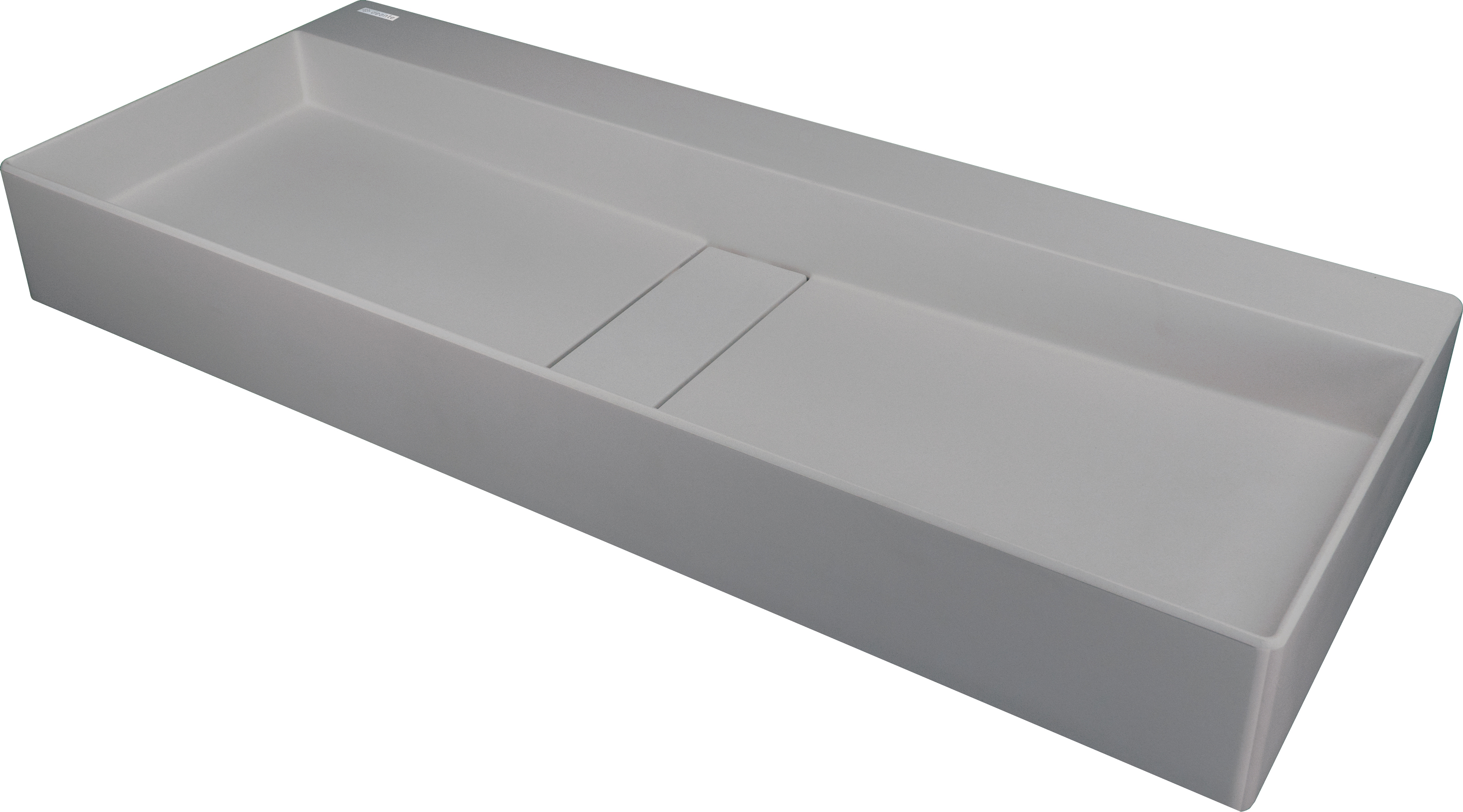 Granitwaschbecken, Aufsatz - mit Abdeckung